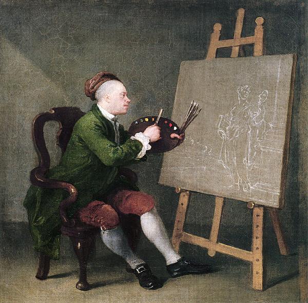 William Hogarth Self-portrait Germany oil painting art